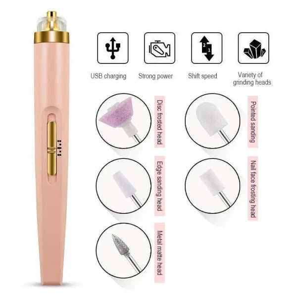 5-in-1 Professional Nail Tool – Grinding & Finishing Machine
