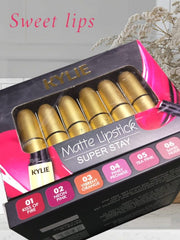 6 In 1 Kylie Matt Lipstick Kit