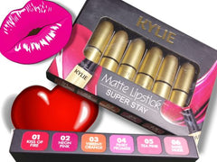 6 In 1 Kylie Matt Lipstick Kit