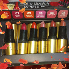 6 In 1 Kylie Matt Lipstick Kit