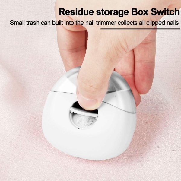 Electric Automatic Nail Clippers With Light Trimmer