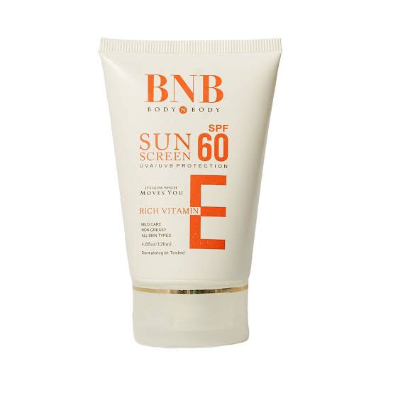 BNB Vitamin E Sun Screen Spf 60-UVA/UVB Protection