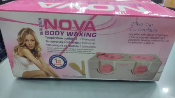 NOVA Professional Double Electric Wax Warmer for Hair Removal