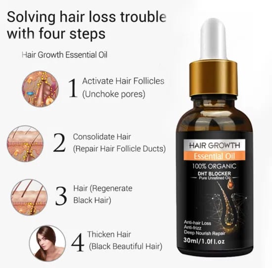 Ginger Hair Growth Serum – Nourishing & Anti-Hair Loss Oil