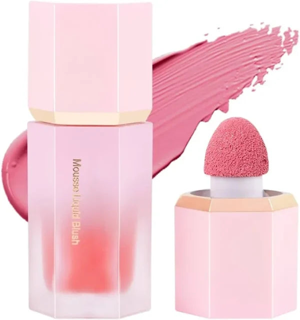 Matte Silky Liquid Blush - Long-Lasting Natural Cheek Makeup
