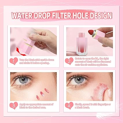 Matte Silky Liquid Blush - Long-Lasting Natural Cheek Makeup