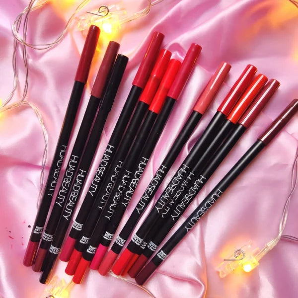Pack of 12-Beauty Lip & Eye Pencil Set