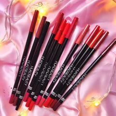 Pack of 12-Beauty Lip & Eye Pencil Set