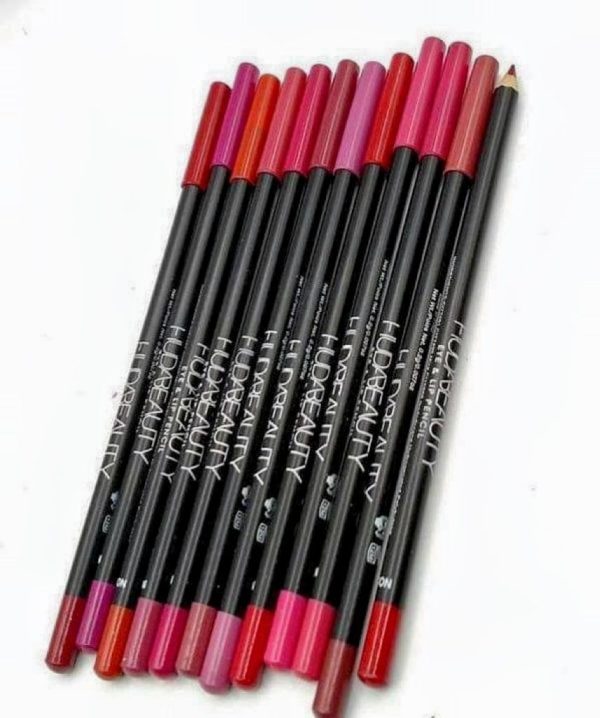 Pack of 12-Beauty Lip & Eye Pencil Set