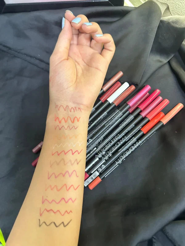 Pack of 12-Beauty Lip & Eye Pencil Set