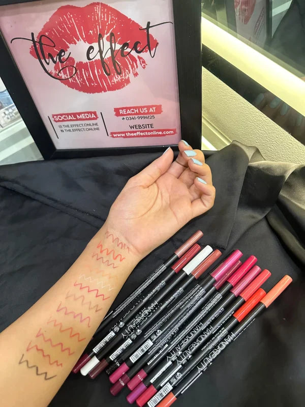 Pack of 12-Beauty Lip & Eye Pencil Set