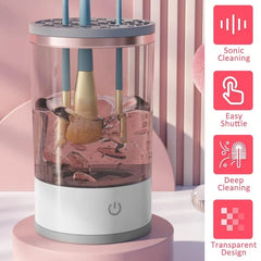 Portable USB Electric Makeup Brush Cleaner Machine